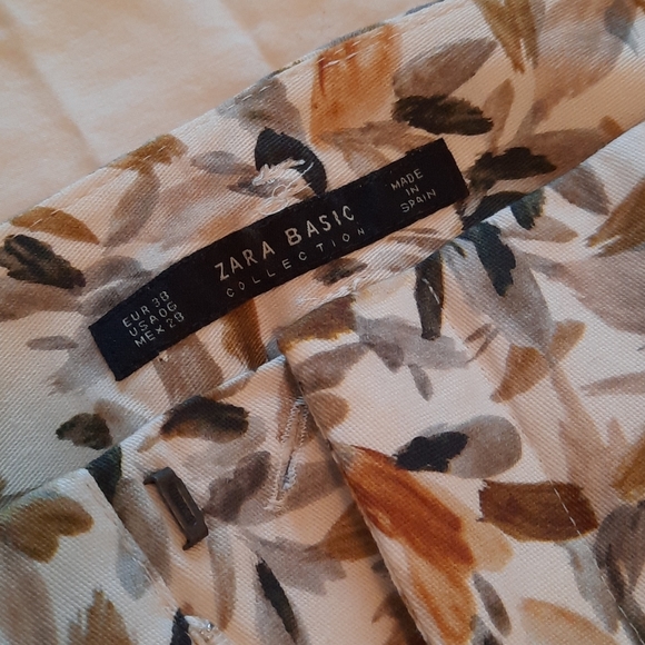 Zara Basic Collection patterned pants - Picture 2 of 6